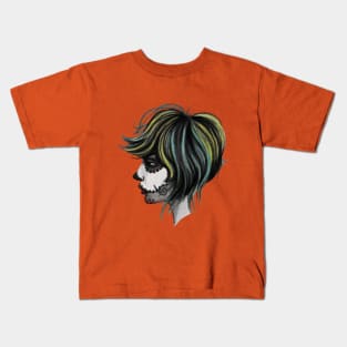 Sugar skull girl Kids T-Shirt